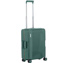 Foto van Carryon protector luxe handbagage koffer - trolley 55cm met tsa-klikslot - 4-delige packer set - ultralicht - groen