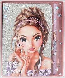 Foto van Topmodel notitieboek met potlood glitter queen