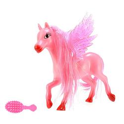 Foto van Toi-toys speelset dream horse pegasus 14 cm roze 2-delig