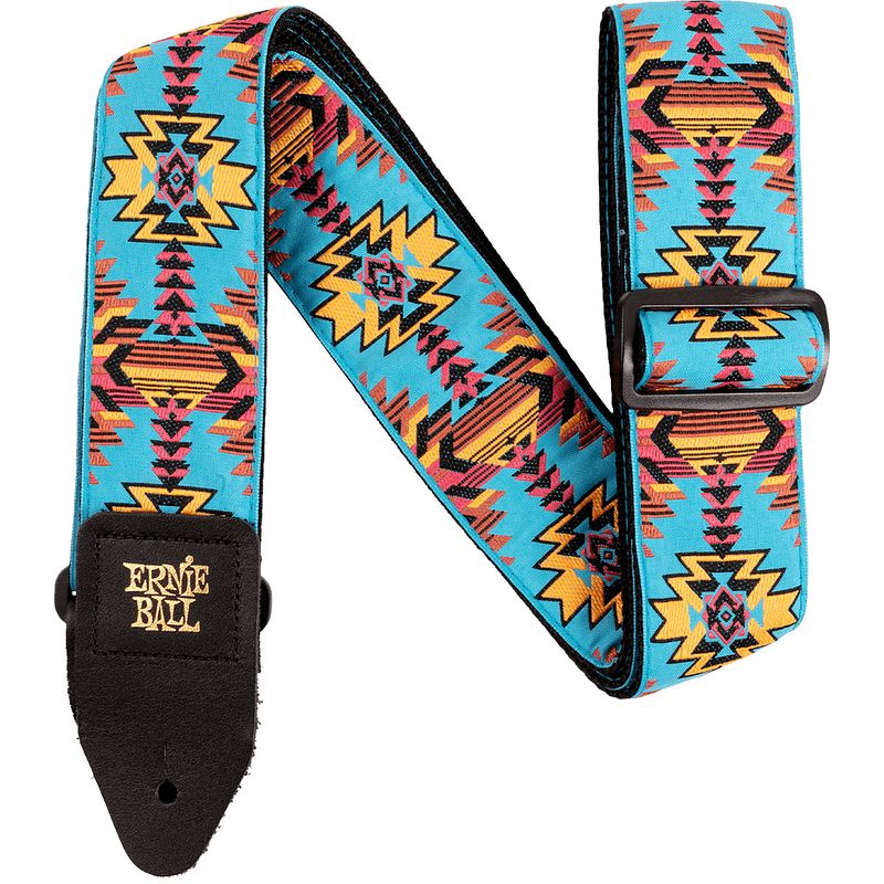 Foto van Ernie ball classic jacquard strap 5323 albuquerque noon gitaarband