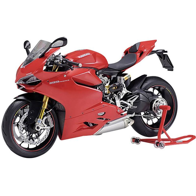 Foto van Tamiya 300014129 ducati 1199 panigale s motorfiets (bouwpakket) 1:12