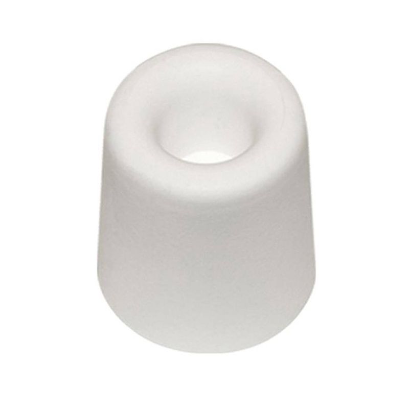 Foto van Qlinq deurbuffer - deurstopper - wit - rubber - 50 x 35 mm - deurstoppers