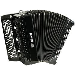 Foto van Roland fr-4xb bk v-accordion knoppenklavier zwart