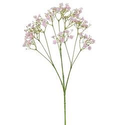 Foto van Kunstbloemen gipskruid/gypsophila takken roze 70 cm - kunstbloemen