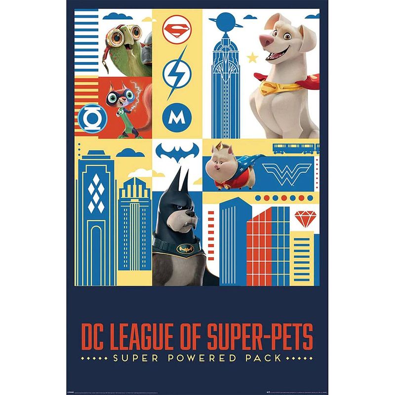 Foto van Pyramid dc super pets activate poster 61x91,5cm