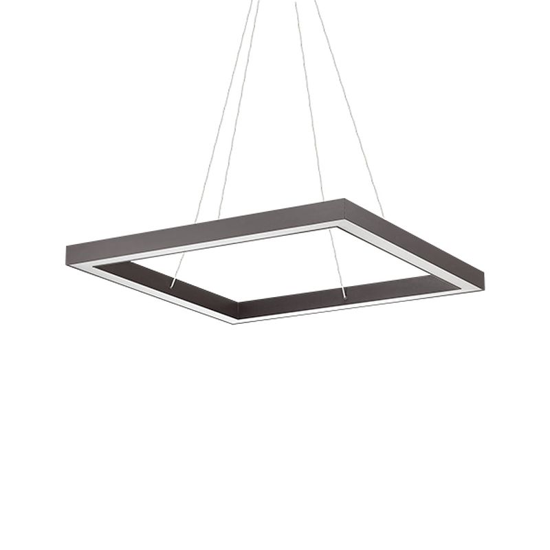 Foto van Ideal lux - oracle - hanglamp - aluminium - led - zwart