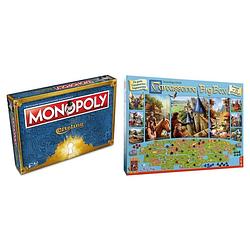 Foto van Spellenbundel - 2 stuks - monopoly efteling & carcassonne big box 3