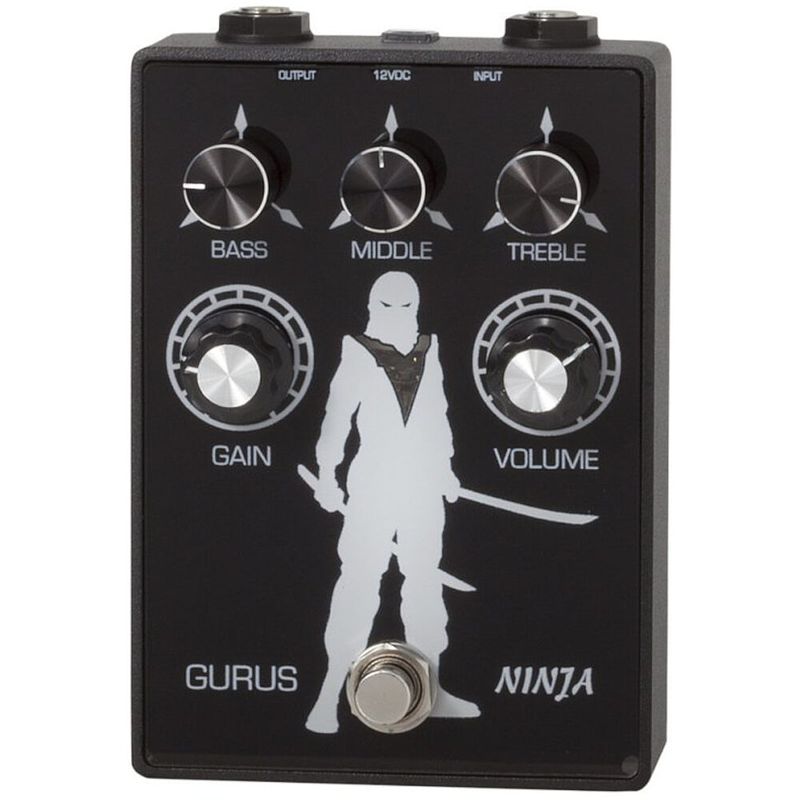 Foto van Gurus ninja hi-voltage tube distortion effectpedaal