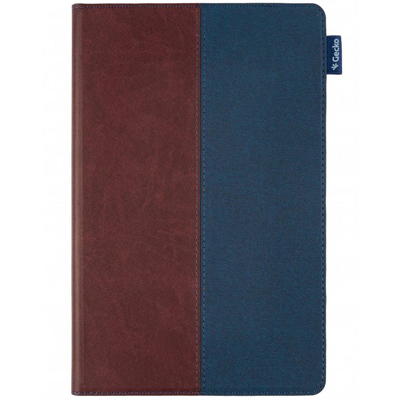 Foto van Gecko covers easy-click 2.0 bookcase samsung galaxy tab a7 tablethoes - bruin / blauw