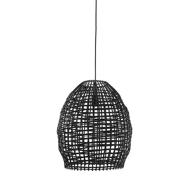 Foto van Light & living - hanglamp olaki - 40x40x50 - zwart