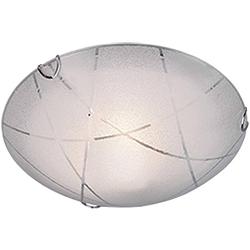 Foto van Trio plafondlamp sandrina 9 cm 1 x e27 glas 40 watt wit