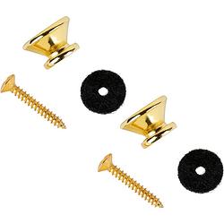 Foto van Ortega ostp2-go strap pin pair gold strap button met schroef (2 stuks)