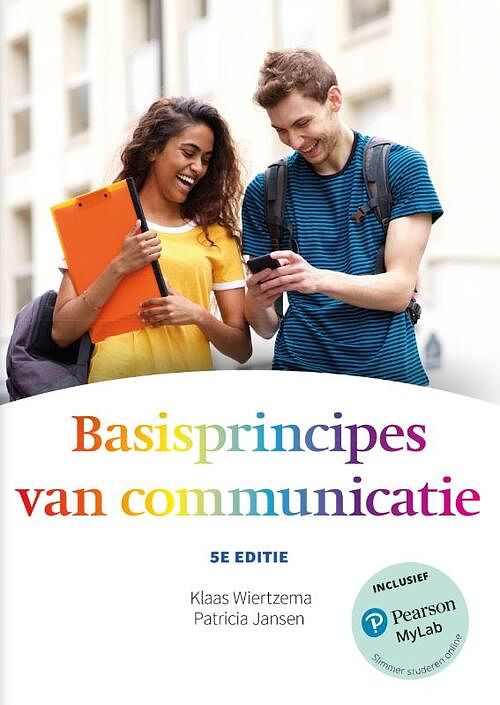 Foto van Basisprincipes van communicatie, 5e editie met mylabnl toegangscode - klaas wiertzema, patricia jansen - paperback (9789043037556)