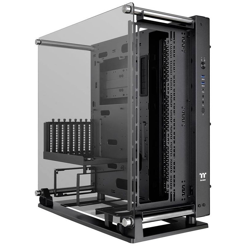 Foto van Thermaltake ca-1g4-00m1wn-09 midi-tower gaming-behuizing zwart zijvenster