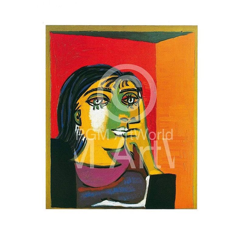 Foto van Pablo picasso - dora maar kunstdruk 60x80cm