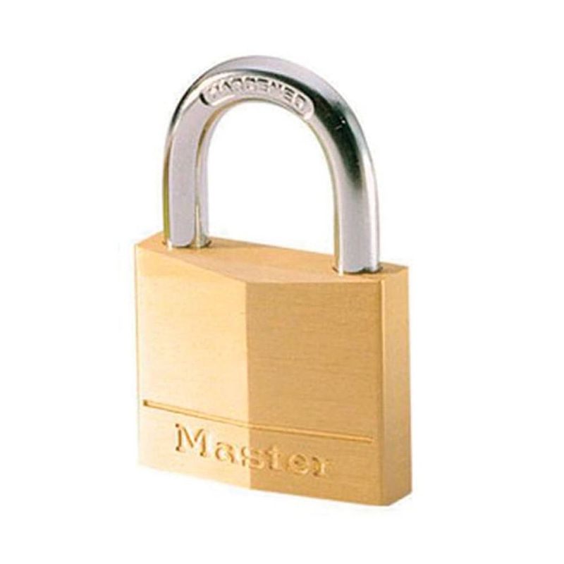 Foto van Master lock hangslot 40 mm massief messing 140eurd