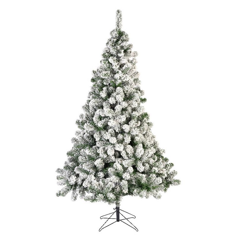 Foto van Bellatio decorations kunst kerstboom - 180 cm - sneeuw - kunstkerstboom