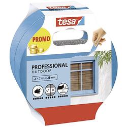 Foto van Tesa professional outdoor 56214-00000-03 afplakband blauw (l x b) 50 m x 25 mm 2 stuk(s)