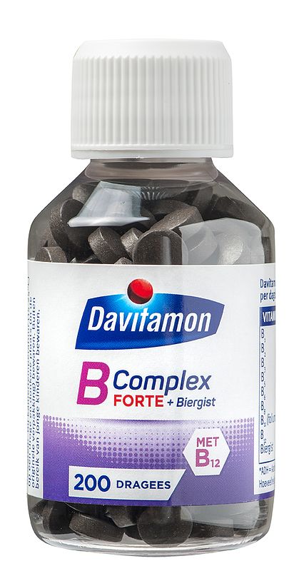 Foto van Davitamon b-complex forte dragees