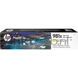 Foto van Hp 981x geel cartridge