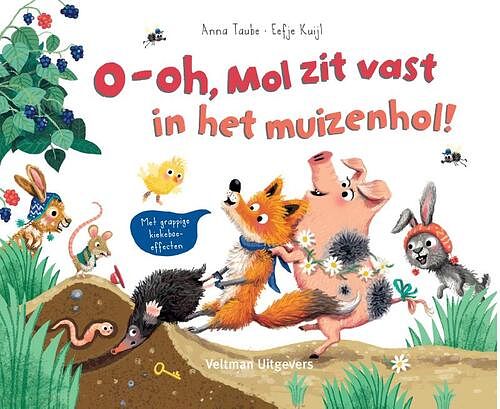 Foto van O-oh, mol zit vast in het muizenhol! - anna taube - hardcover (9789048319312)