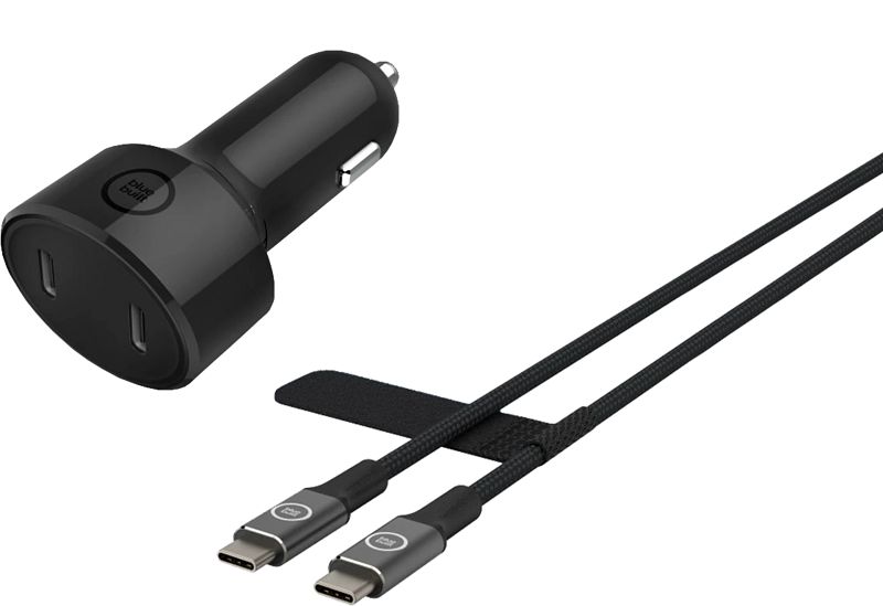 Foto van Bluebuilt power delivery autolader 18w + usb c kabel 1,5m