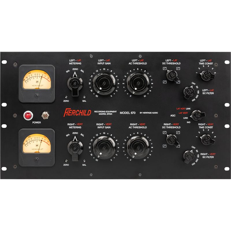 Foto van Heritage audio herchild model 670 stereo buizen compressor