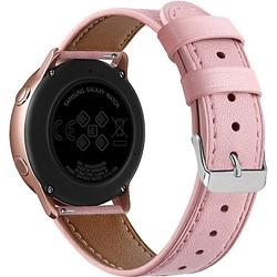 Foto van Smartphoneclip - bandje leer roze - voor galaxy watch active (2)