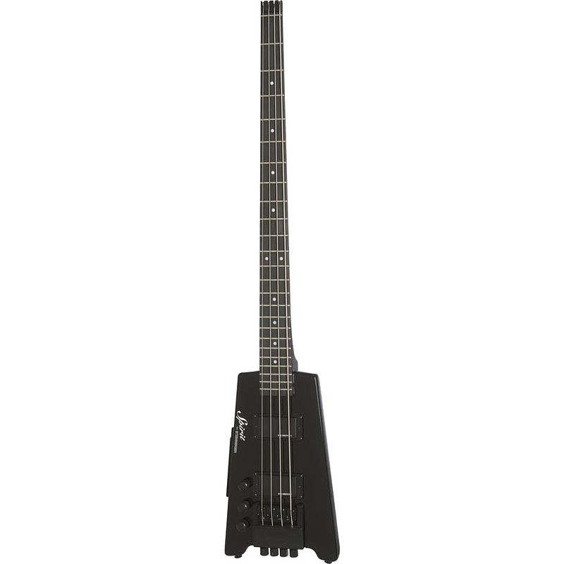 Foto van Steinberger spirit xt-2 standard bass lh black linkshandige headless elektrische basgitaar met gigbag