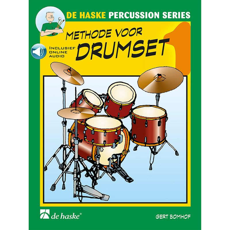 Foto van De haske methode voor drumset 1 boek voor drums