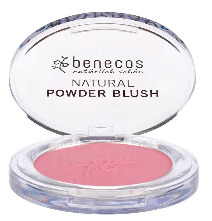 Foto van Benecos blush compact mallow rose