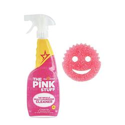 Foto van Combinatieset: the pink stuff - multi-purpose cleaner spray + scrub mommy