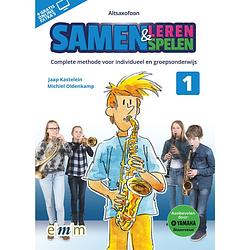 Foto van Hal leonard samen leren samenspelen altsaxofoon 1 complete methode voor individueel en groepsonderwijs