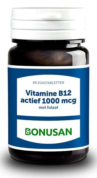 Foto van Bonusan b12 actief 1000mcg zuigtabletten