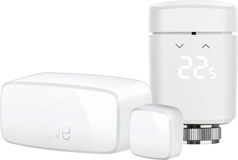 Foto van Eve thermo slimme thermostaat (apple homekit) + eve deur- en raamsensor