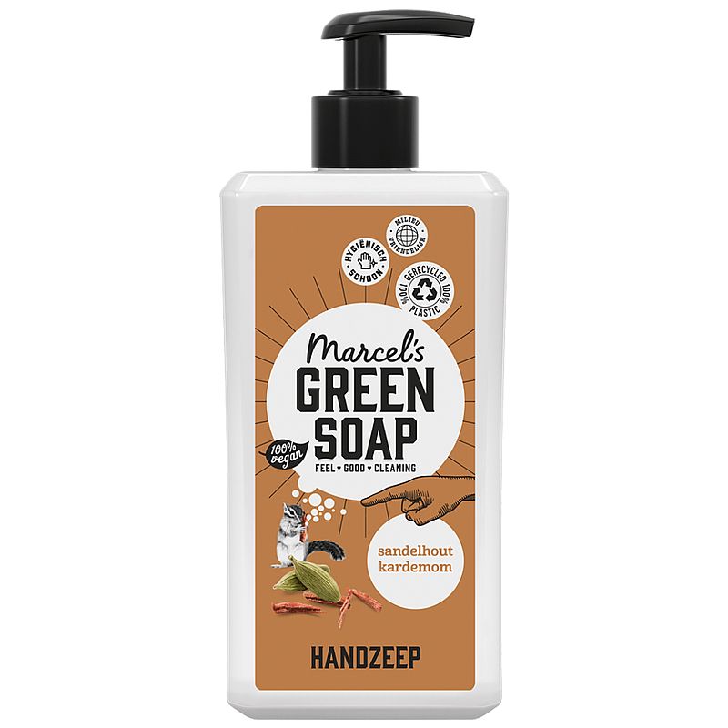 Foto van Marcels green soap handzeep sandelhout & kardemom