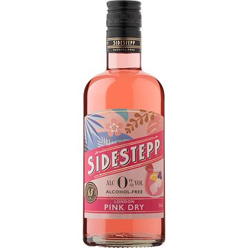 Foto van Sidestepp london pink dry gin 0.0% alcoholvrij 500ml bij jumbo