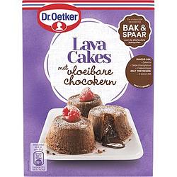 Foto van Dr. oetker lava cakes met een gesmolten chocokern 240g bij jumbo