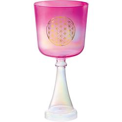 Foto van Meinl csc6fpfol flower of life sonic energy crystal singing chalice 440 hz toon f4