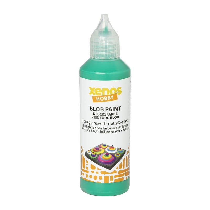 Foto van Blob verf - groen - 80 ml