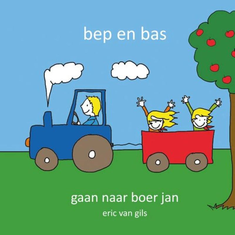 Foto van Bep en bas gaan naar boer jan - bep en bas