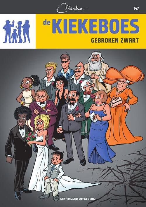 Foto van De kiekeboes 147 - gebroken zwart - merho - paperback (9789002261602)