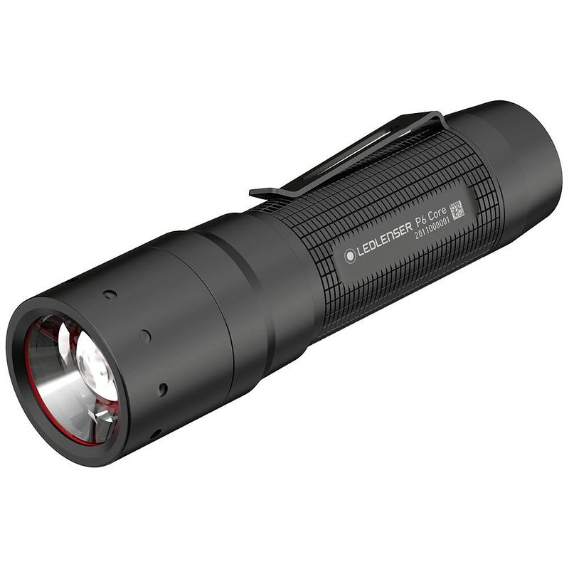 Foto van Ledlenser p6 core zaklamp werkt op batterijen led met handlus 300 lm 25 h 130 g