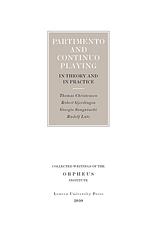 Foto van Partimento and continuo playing in theory and in practice - giorgio sanguinetti - ebook (9789461660947)