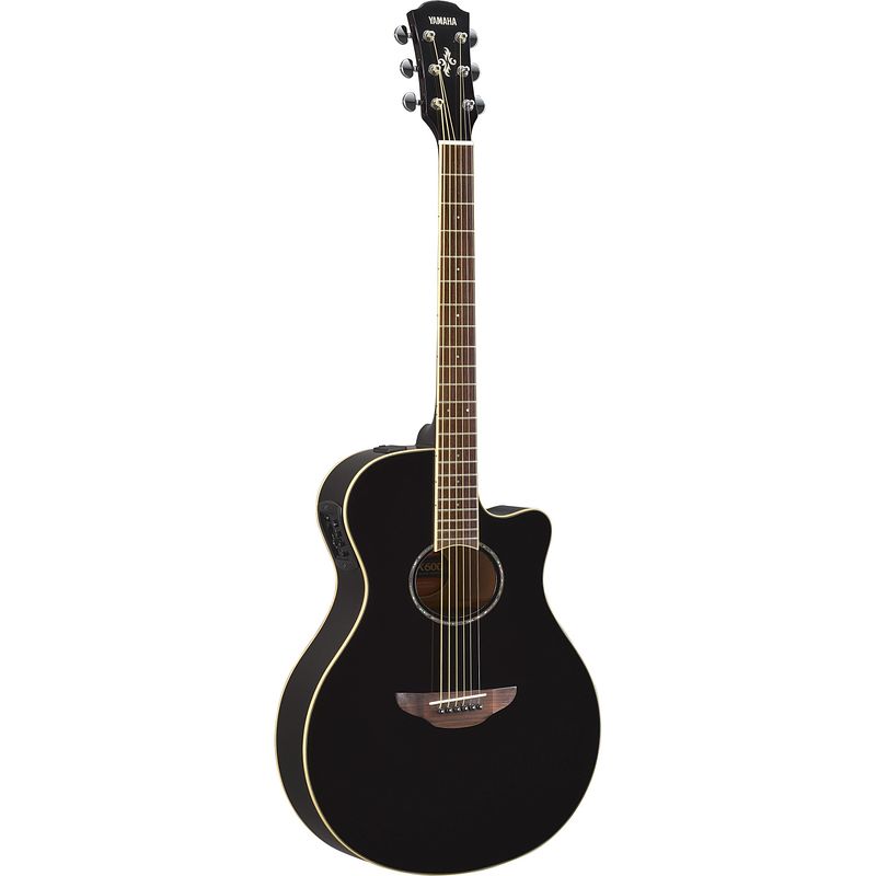 Foto van Yamaha apx600 black elektrisch-akoestische gitaar