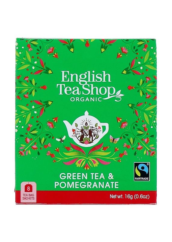 Foto van English tea shop organic green tea & pomegranate
