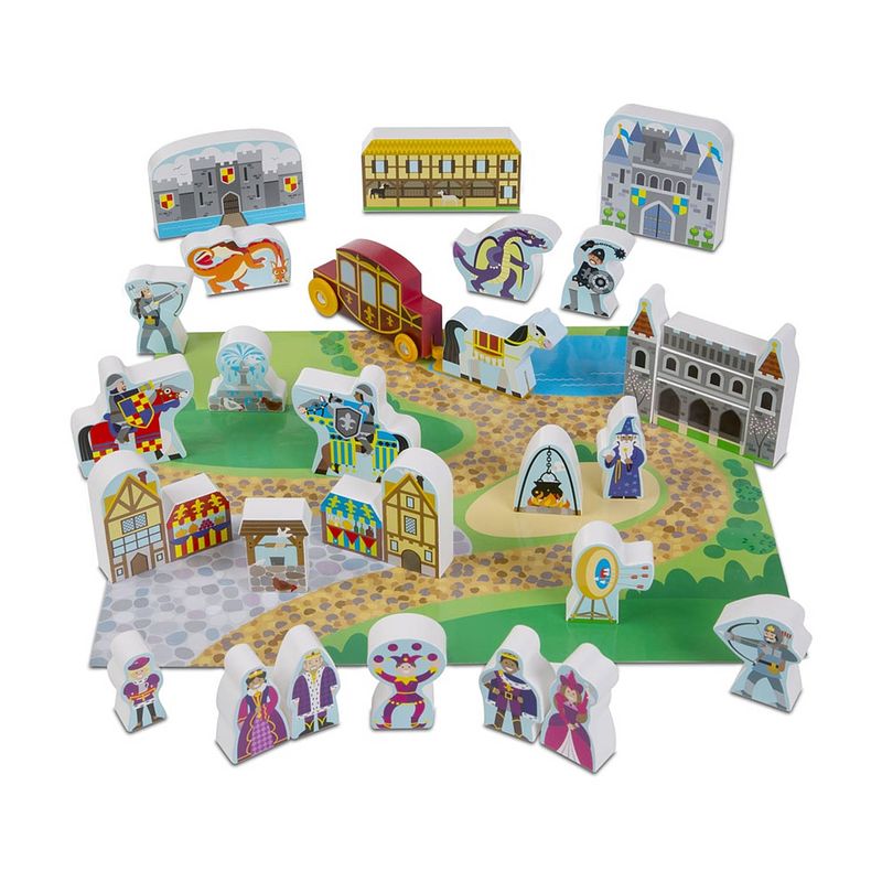 Foto van Melissa & doug speelset kasteel 32-delig