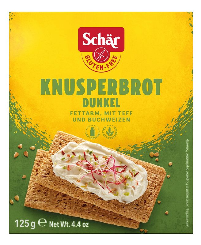 Foto van Schar knusperbrot dunkel glutenvrij 125g bij jumbo