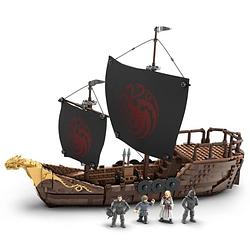 Foto van Mega construx bouwset got targaryen ship bruin 723-delige