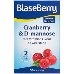Foto van Blaseberry cranberry & d-mannose capsules